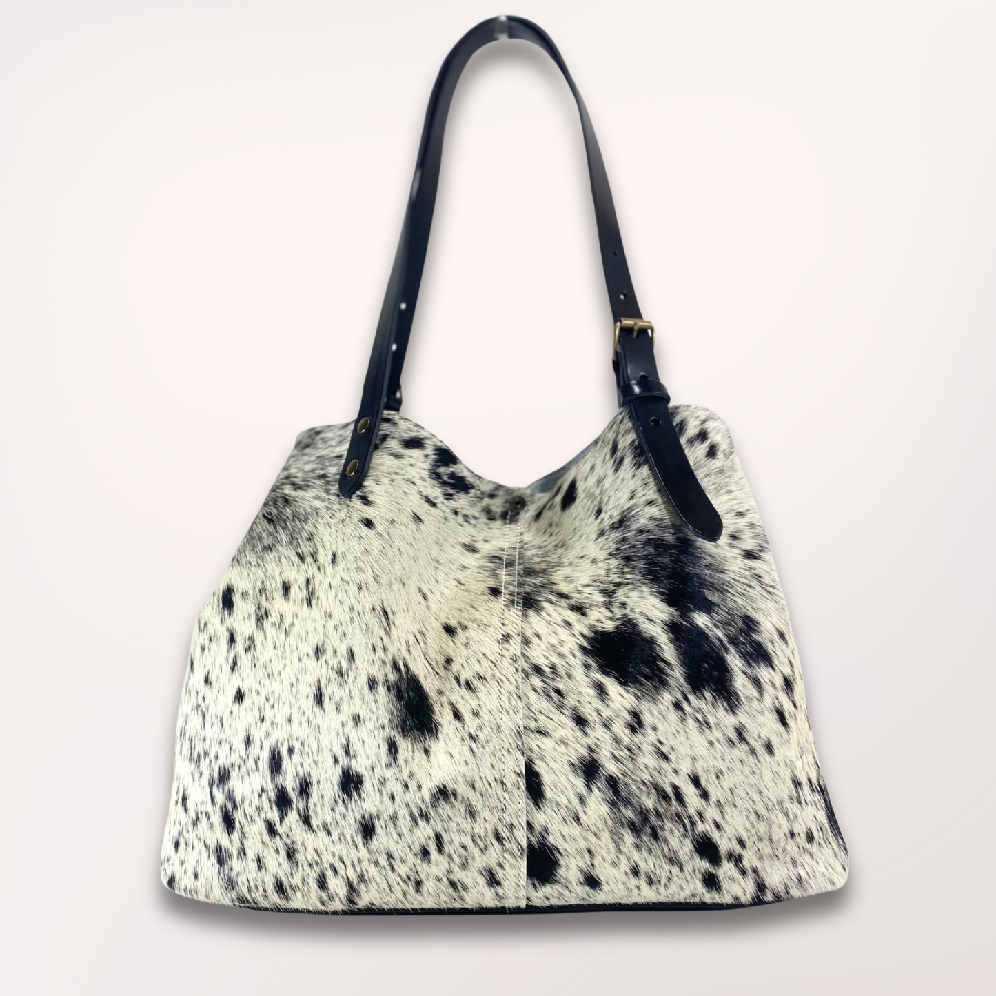 SAC CABAS PEAU DE VACHE NATURELLE VOSGIENNE #27/110