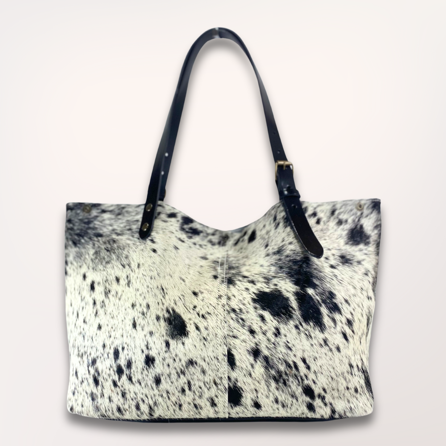 SAC CABAS PEAU DE VACHE NATURELLE VOSGIENNE #27/110