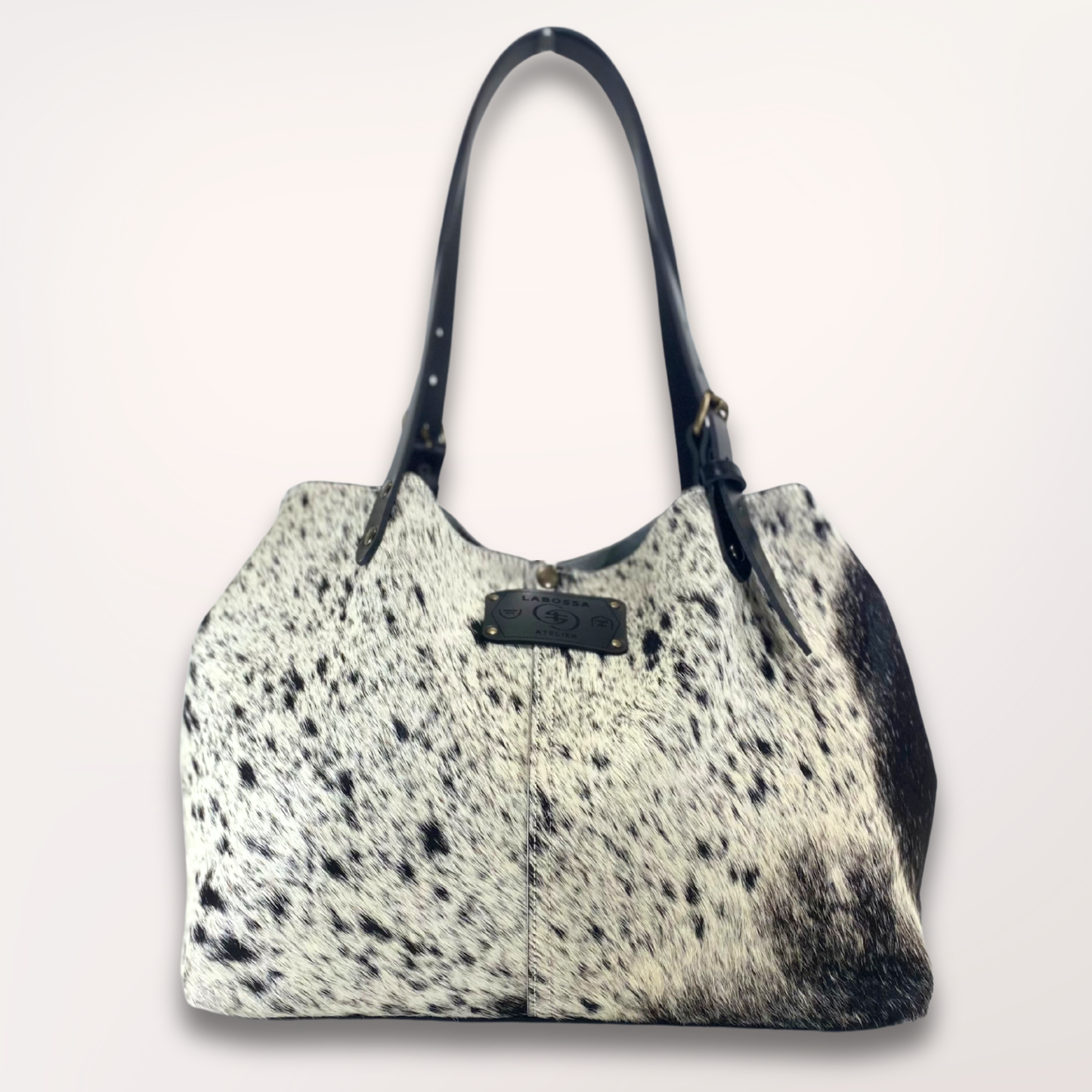 SAC CABAS PEAU DE VACHE NATURELLE VOSGIENNE #27/110