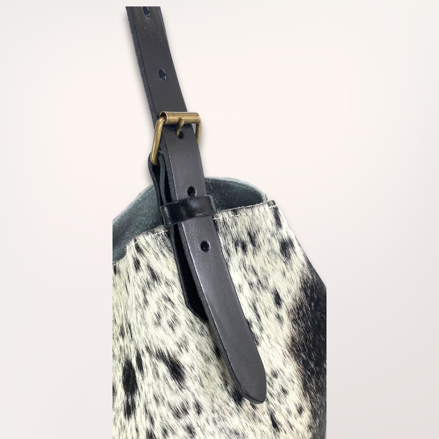 SAC CABAS PEAU DE VACHE NATURELLE VOSGIENNE #27/110