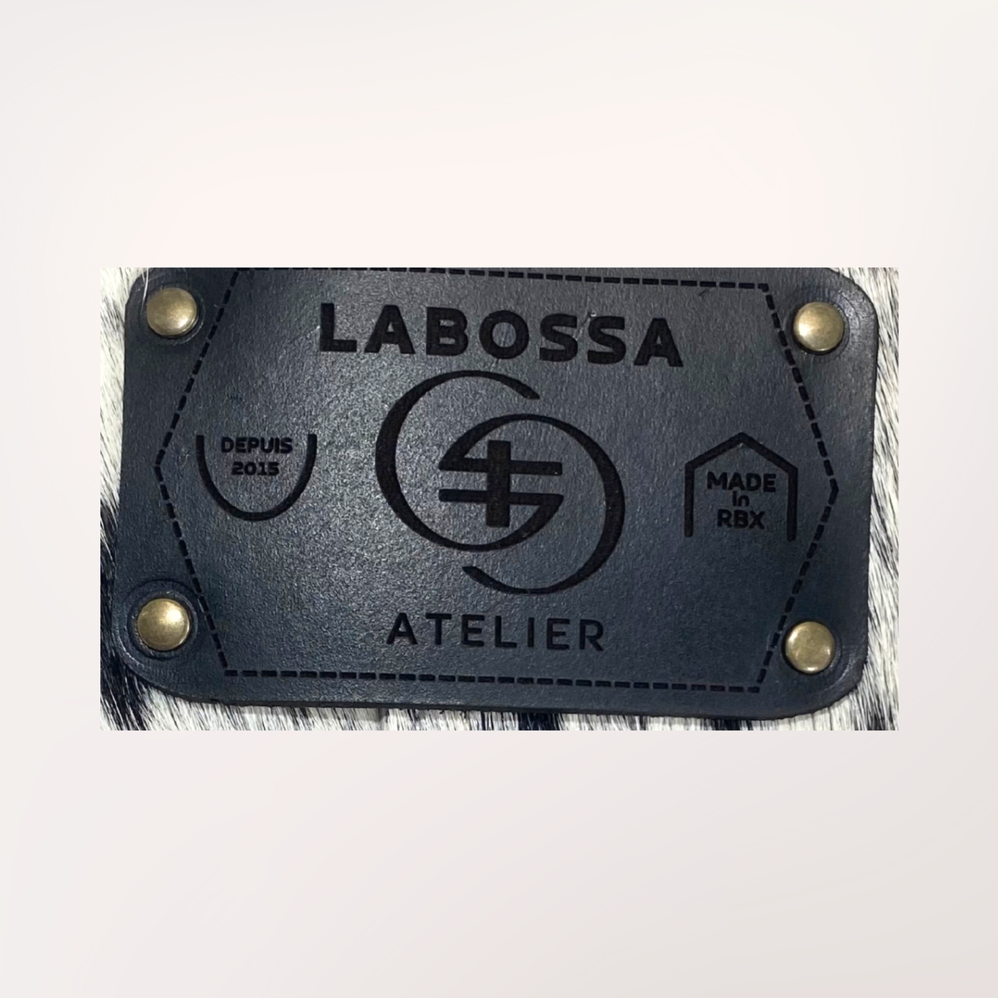 SAC CABAS PEAU DE VACHE NATURELLE VOSGIENNE #27/110