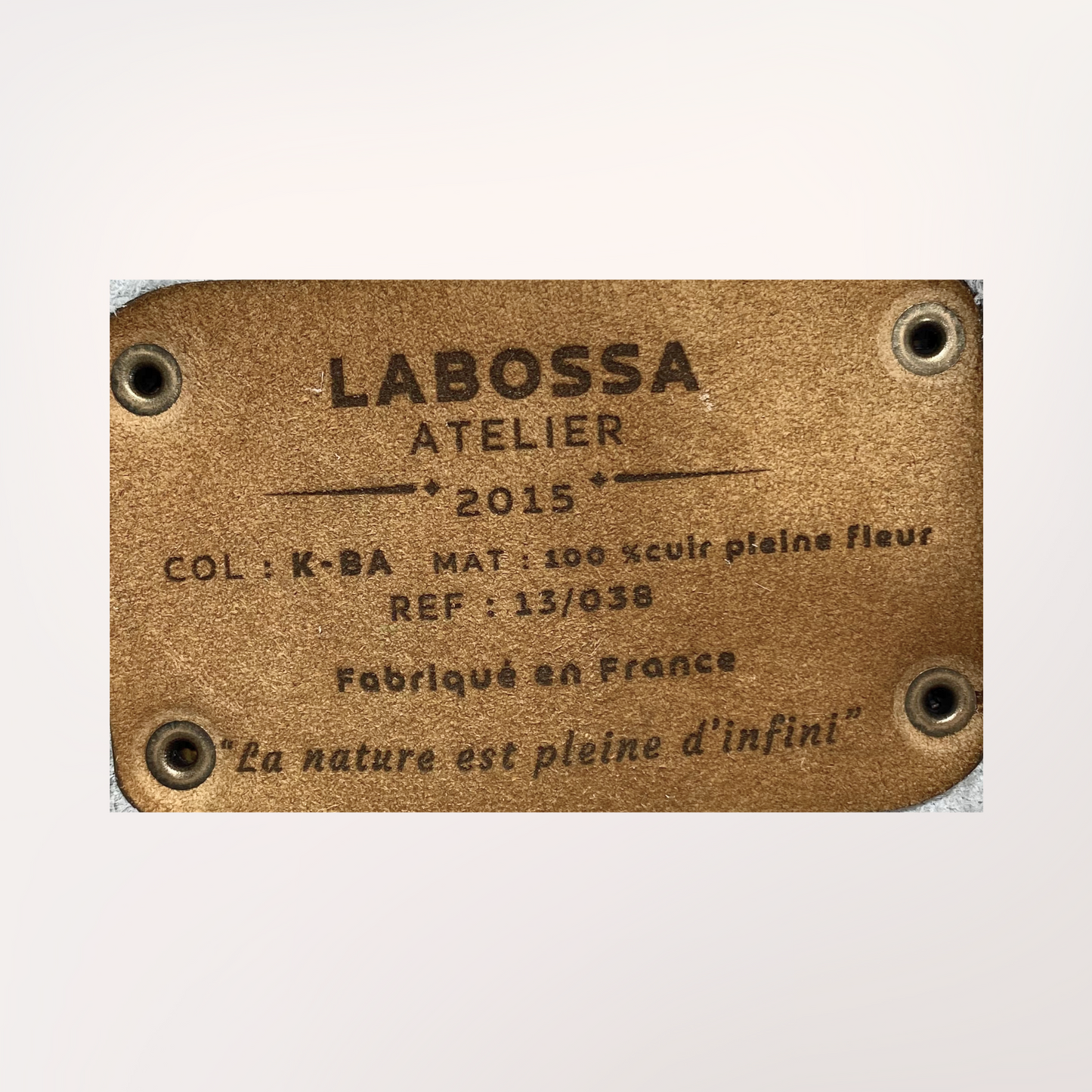 SAC CABAS PEAU DE VACHE HOLSTEIN 13/038