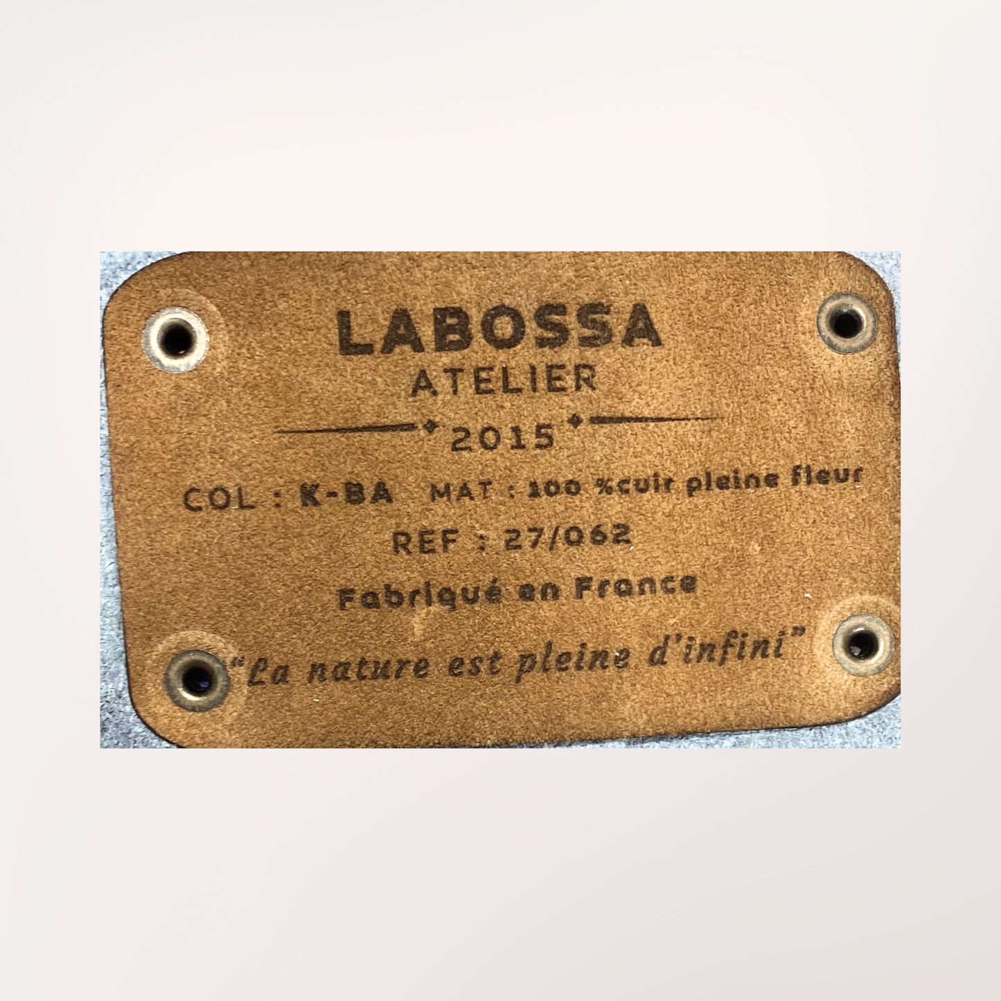 SAC CABAS PEAU DE VACHE NATURELLE MONTBELIARDE #27/062