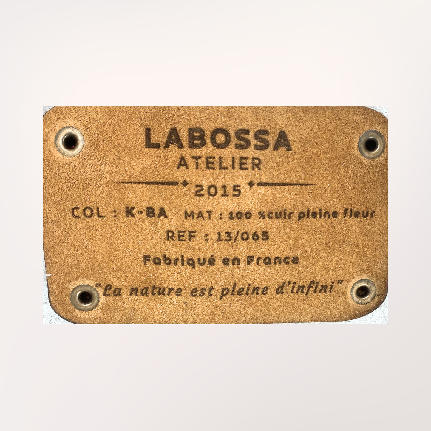 SAC CABAS PEAU DE VACHE NATURELLE NORMANDE #13/065