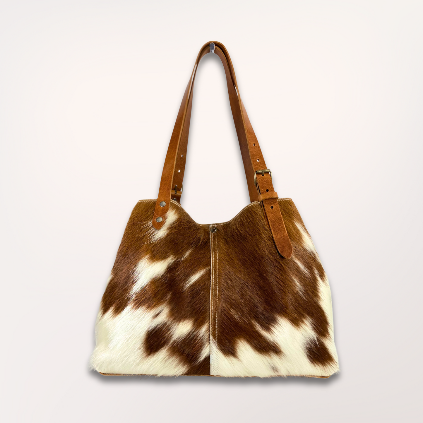 SAC CABAS PEAU DE VACHE NATURELLE MONTBELIARDE 27/037