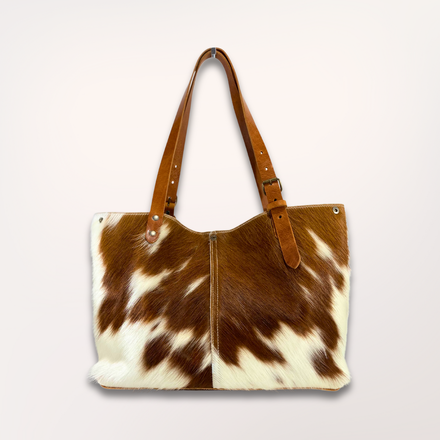 SAC CABAS PEAU DE VACHE NATURELLE MONTBELIARDE 27/037